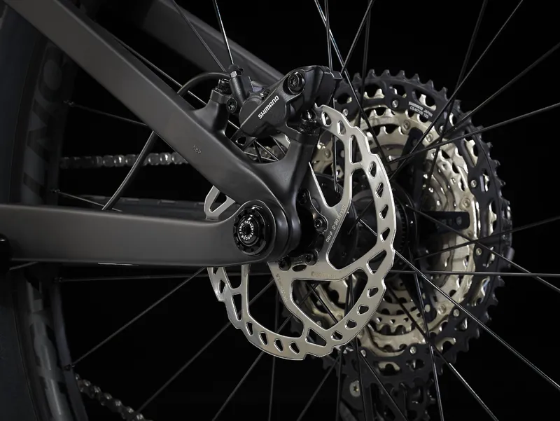 Trek Top Fuel 9.7 Full Suspension Mountain Bike 2024 in Raw Carbon-2